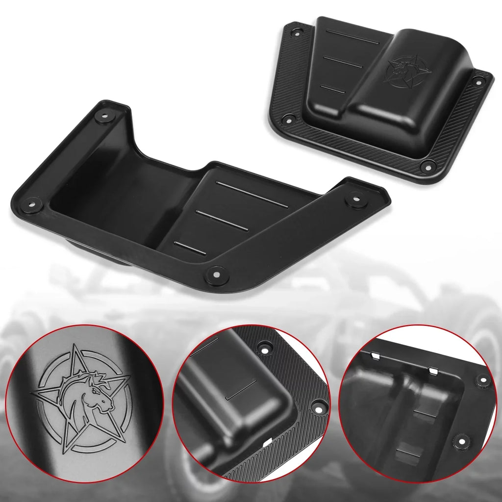 Ford 4 Front Side Organizer Pockets For Rear Doors Door Box 4Pcs Bronco Storage