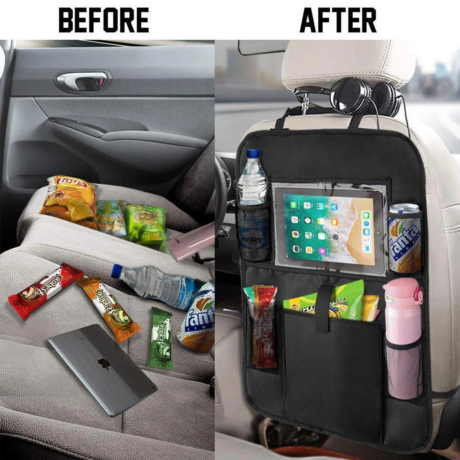 '- 2PK Backseat Organizer Car