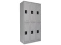 36w 72h, Tennsco Gray Double x x 18d Medium Tier Locker, DTS121836CMG
