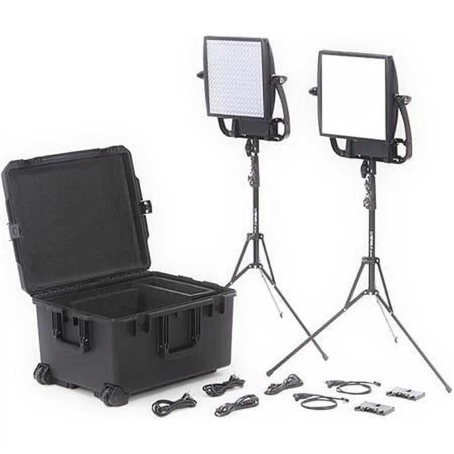 Bi-Color Battery Plates Kit Astra Traveler 105W 2x 2-Light Gold-Mount 6X LED with