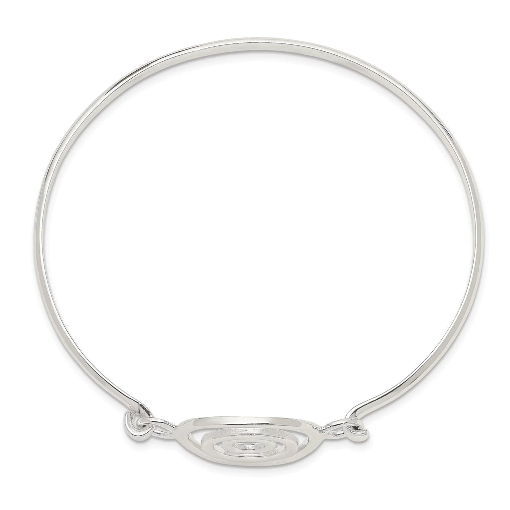 FJC Sterling Finejewelers Silver Bangle Bracelet Mutli-circle