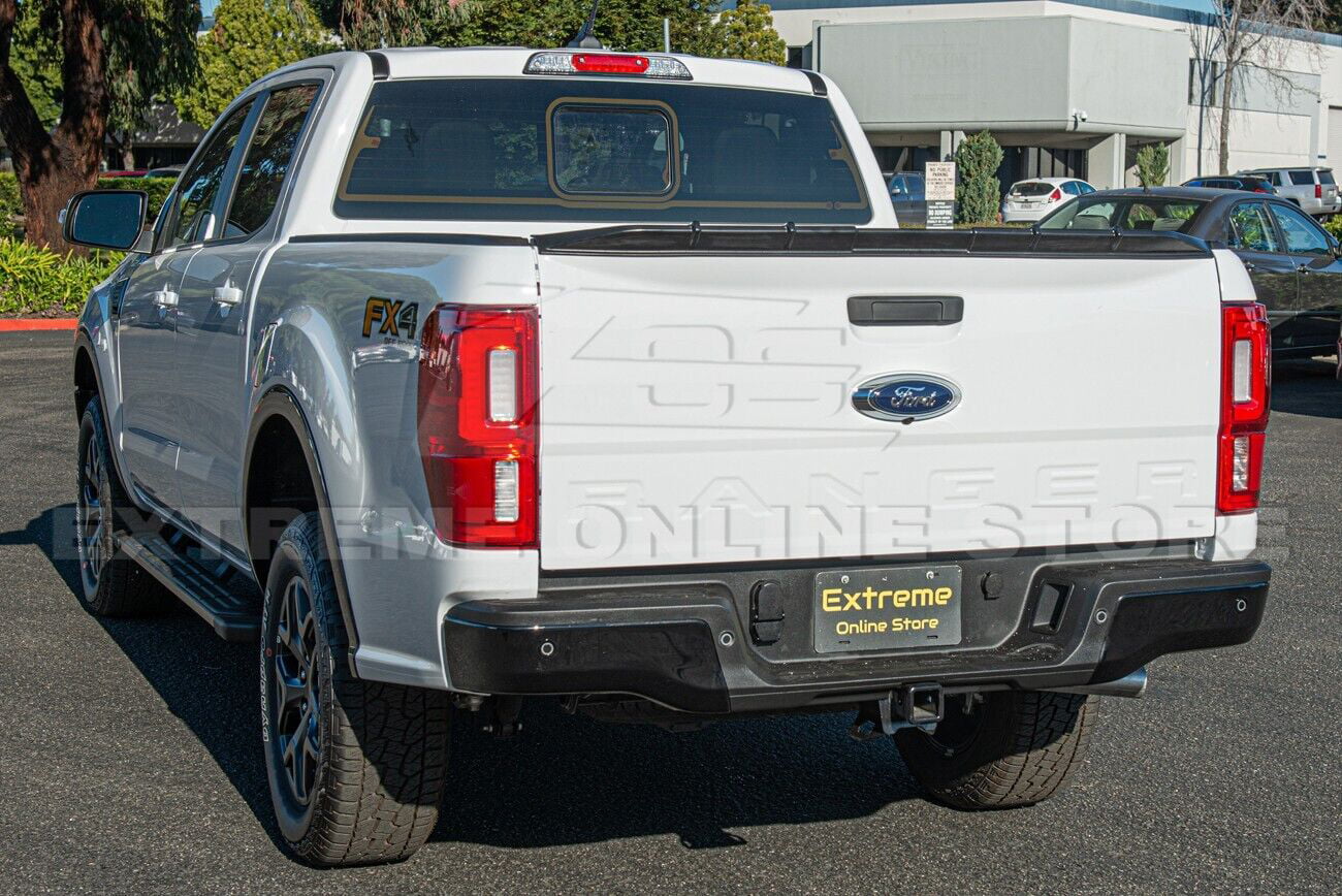 ABS Lid Plastic ALL | Models Replacement Ranger Rear BLACK Wing 2019-Present Street Series MATTE - Tailgate For Ford Trunk Spoiler