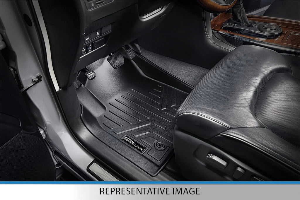 Set Expedition, Ford Black Center 2nd Seats Liner Bucket without for Row 2011-2017 Floor Smartliner Cargo Console & with SA0183-B0303-D0183 Mats