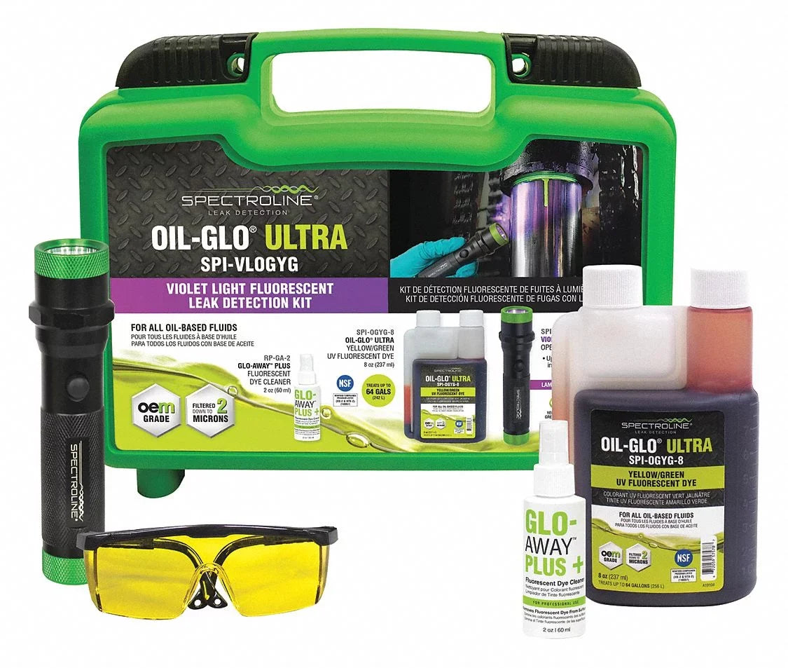 Hydraulic Spectroline Kit Leak Detection SPI-VLOGYG Oil