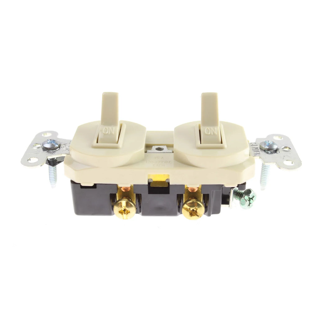 15A, Legrand 120/277V, & 690-IG Combo Ivory, Pack Switch, Pass Combination Seymour 1P, 10