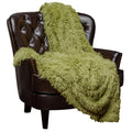 Cozy For 65" Soft Chanasya Photo Elegant Sherpa "x Longfur - Green Bed Chair Props 50 Blanket | Fur Warm Microfiber Fuzzy Super Lightweight Fleece Faux Shaggy Blanket | - Snuggly Plush Throw Couch