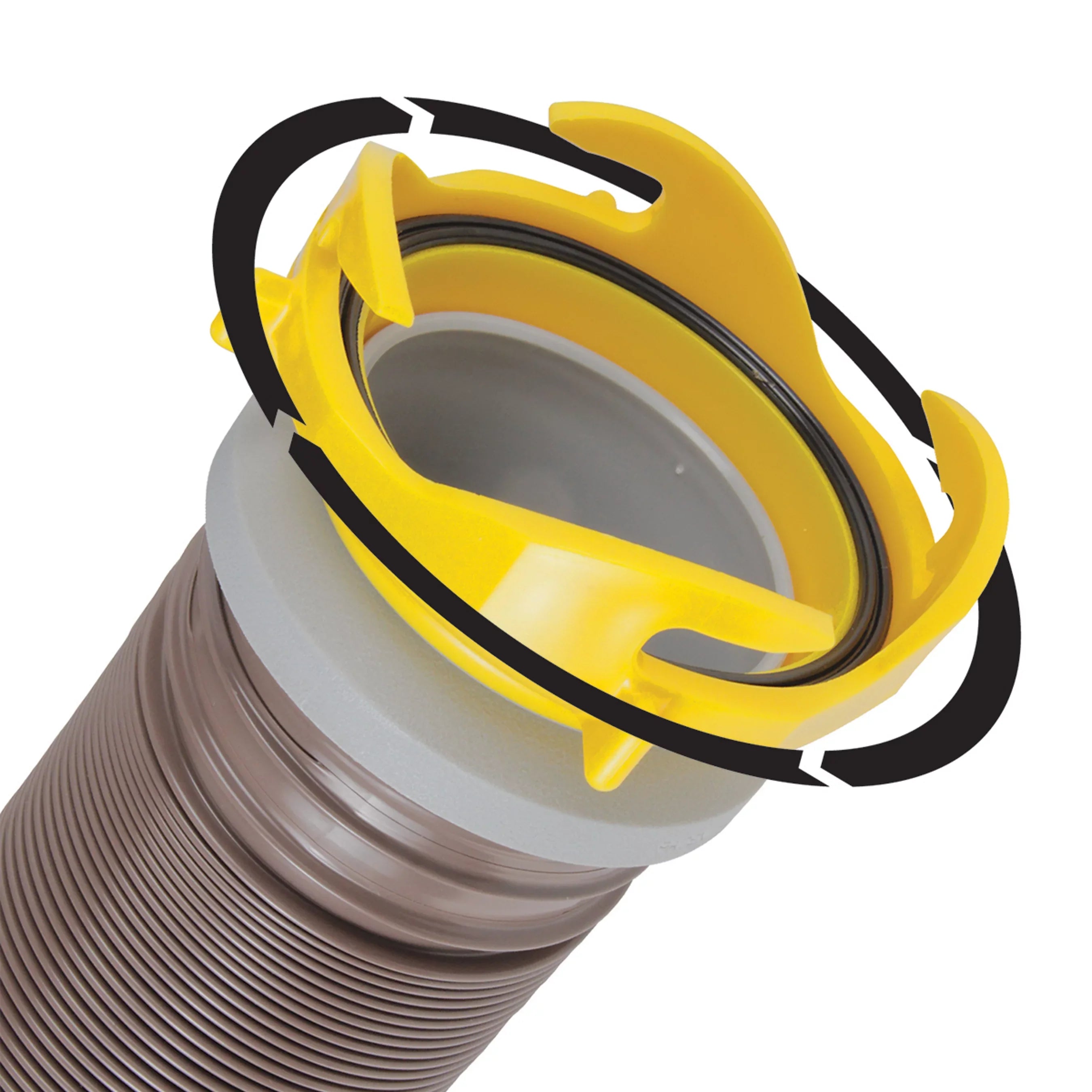 Multicolor 360 Hose Sewer 20-Foot Revolution Vinyl, Heavy-Duty Kit HTS Camco Camper/RV | (39628)