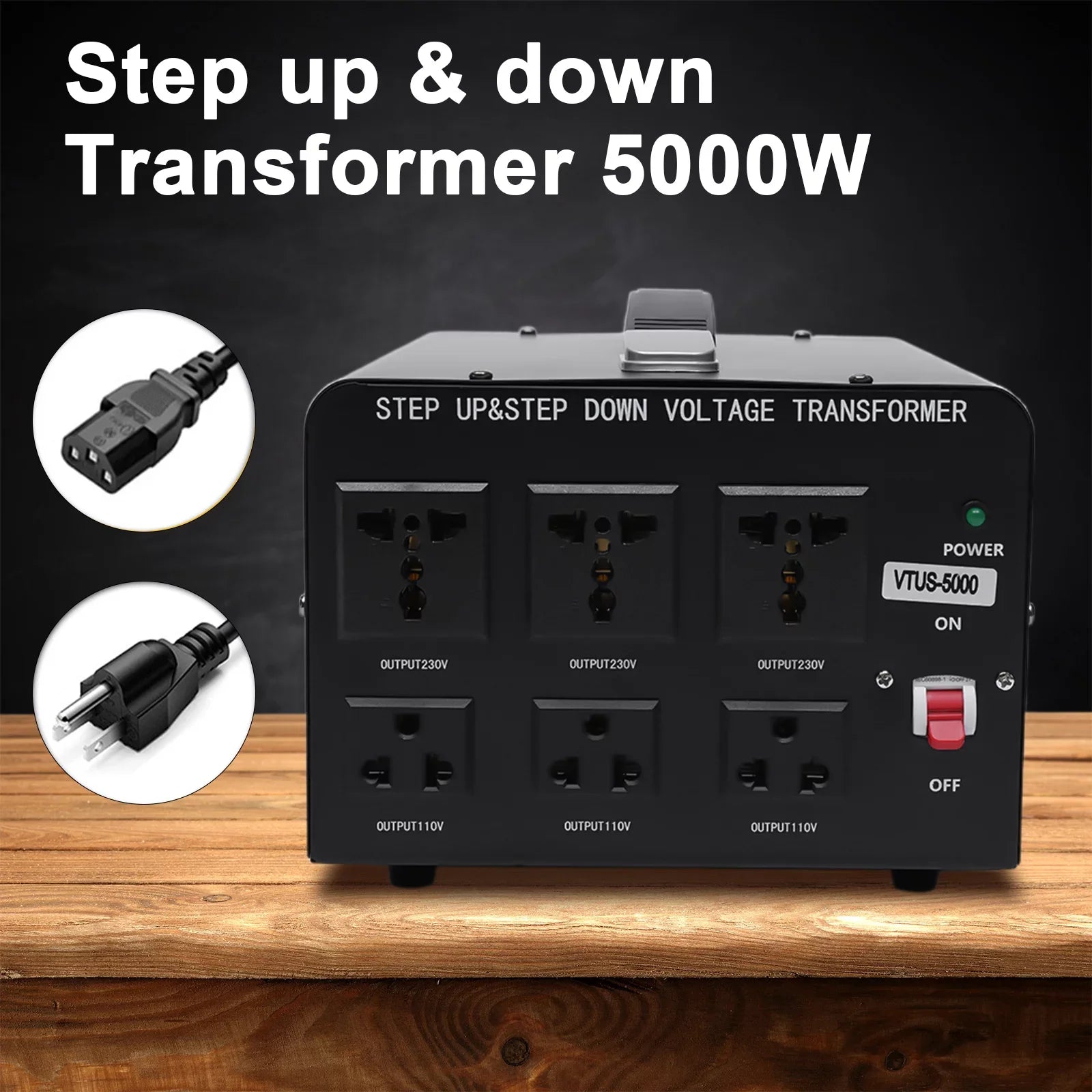 220V 5000 Duty Converter Voltage Step Loyalheartdy Peak Up/Down 110V Heavy to to 220V Power Electric Voltage Transformer / Convert Converter Watt 110V