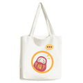 Sack Tote Expression Lucky Japanese Travel Bag Shoulder Toy Canvas