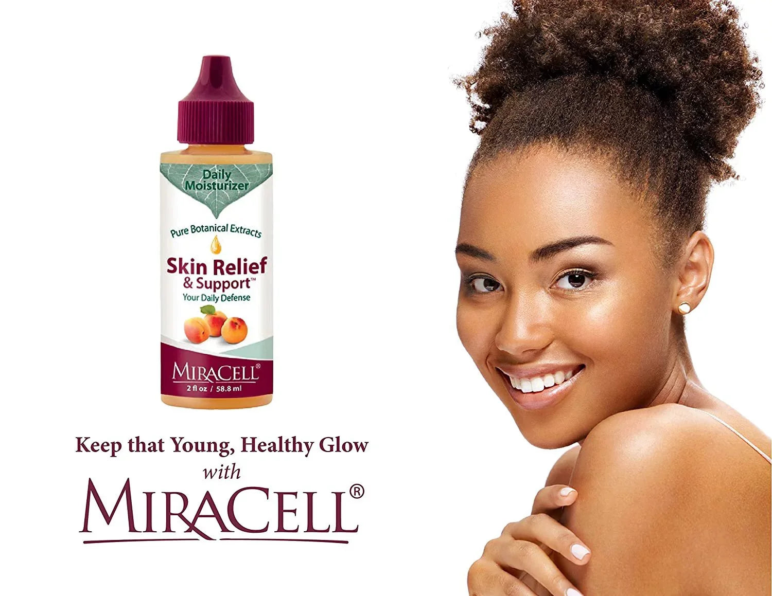 Skin (2 Body oz.) MiraCell Relief Mosturizing Oil & Daily Support -