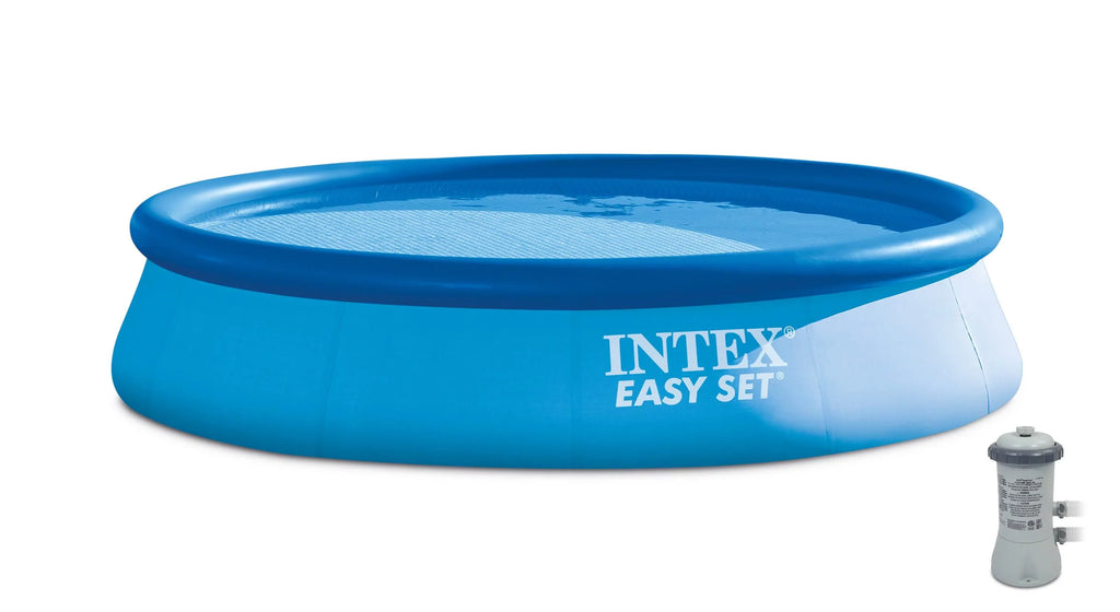 32" Outdoor Set 13' Intex Inflatable Pump with Cover & x Filter Pool Easy