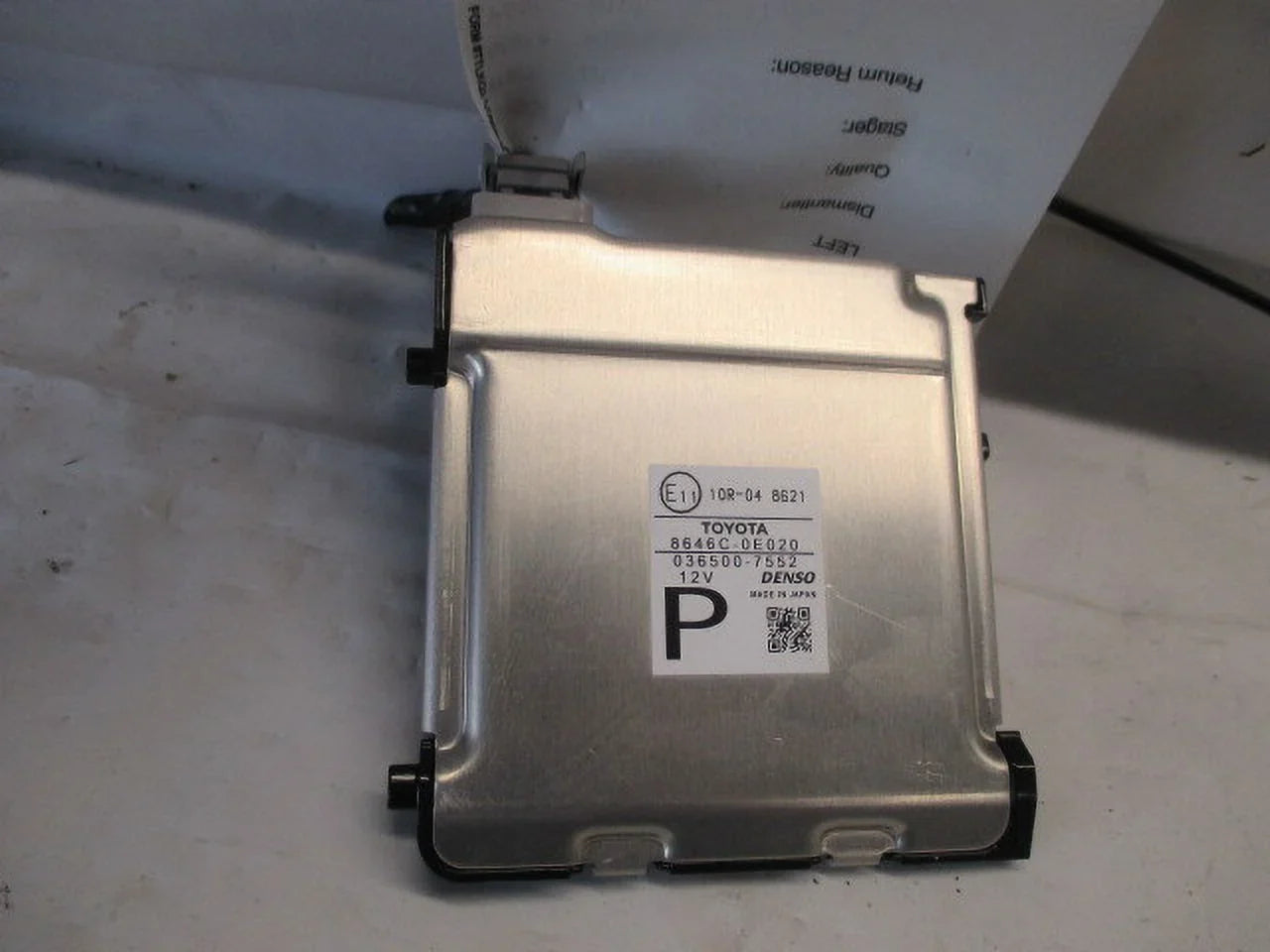 2018 OEM Mount Highlander Lane Toyota Windshield 2019 (Good) Departure Pre-Owned Front Camera