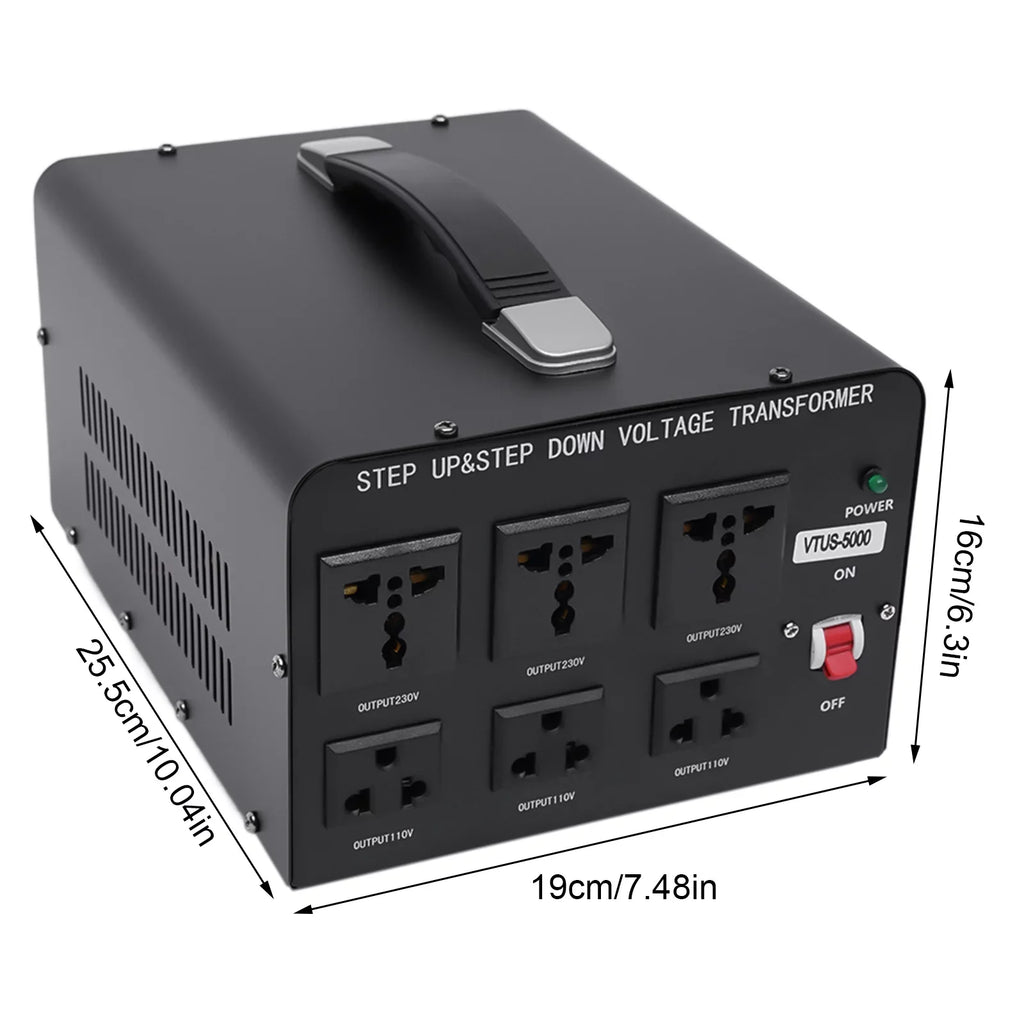 220V 5000 Duty Converter Voltage Step Loyalheartdy Peak Up/Down 110V Heavy to to 220V Power Electric Voltage Transformer / Convert Converter Watt 110V