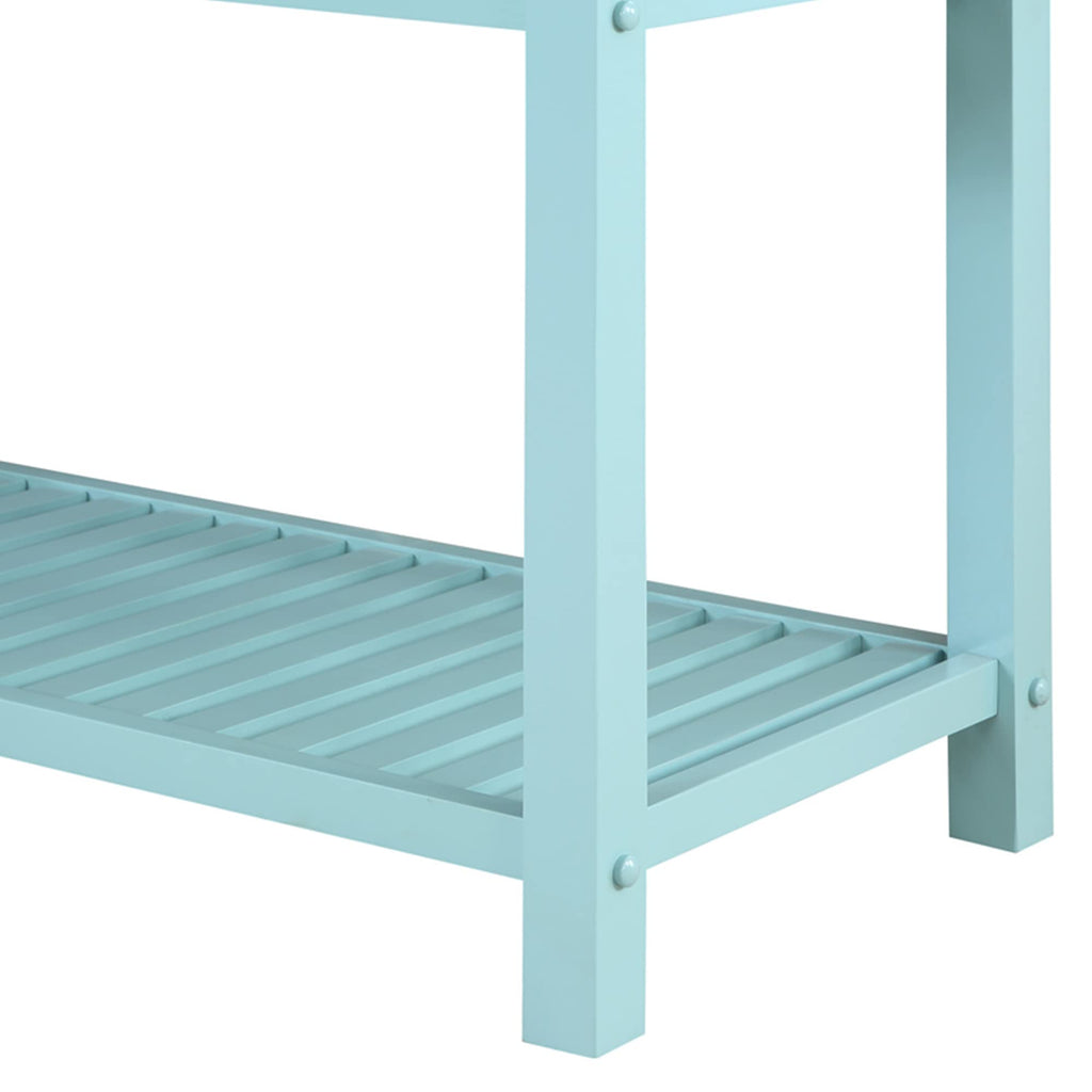 Convenience Concepts Designs2Go Butcher Block Kitchen Island, Sage, 40"