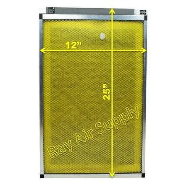 Air Compatible SUPPLY 12x25 (3 MicroPower Replacement Pack) RAYAIR Filter Guard with Pads Cleaner