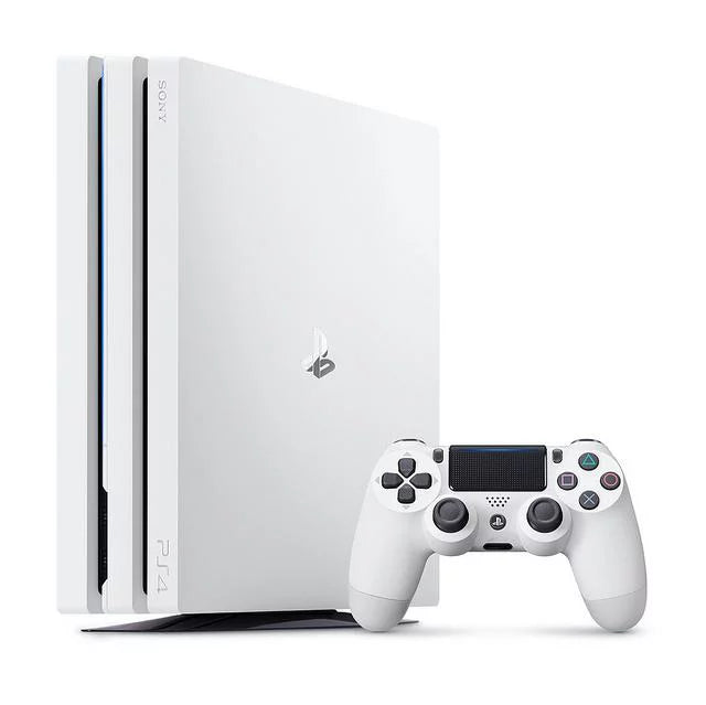 2 Like Headset (Refurbished: Kit Sony Console White, Gaming Glacier With 4 Pro PlayStation Pre-Owned Controller Cleaning 1TB New)