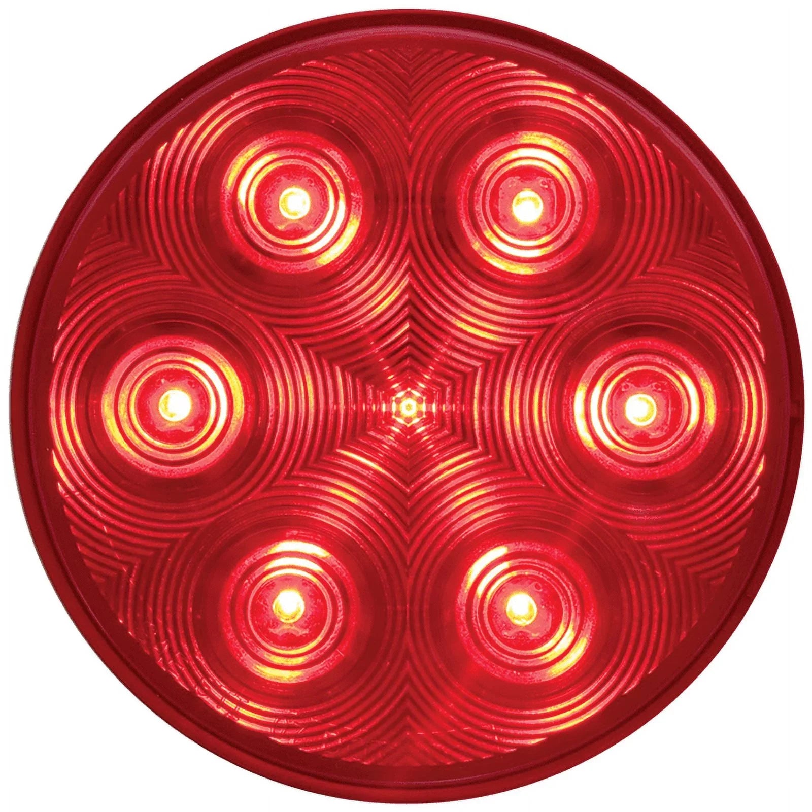 Stop Turn Tail STL13RMB Round Optronics With LED WeatherTight 3 4" Pin 7 Diode Light Red