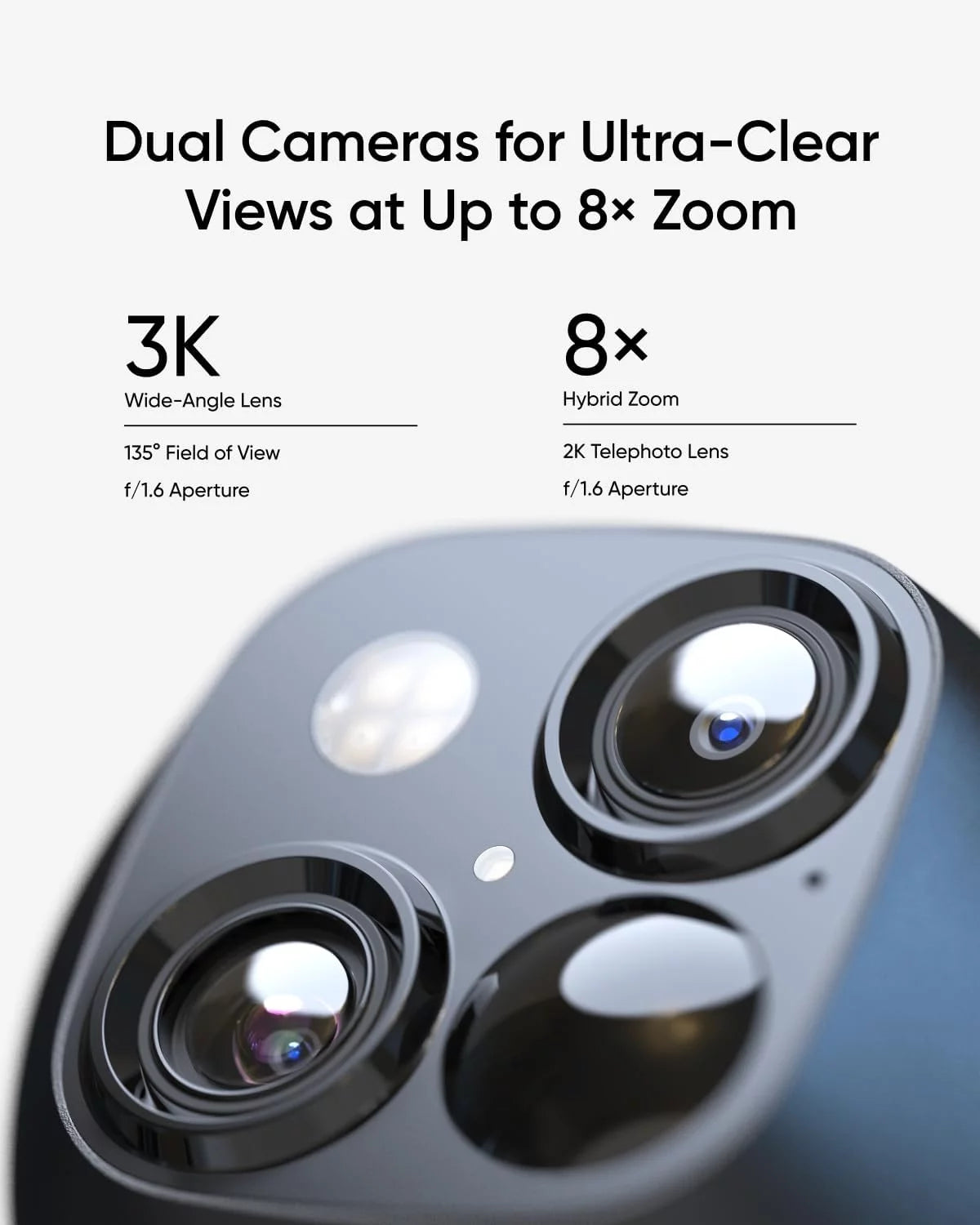 Surveillance, No S340, Fee, Monthly Wi-Fi, No Blind Solar Camera, SoloCam Camera, S380 Security Spots, 2.4 HomeBase Outdoor Wireless Compatible Security GHz 360° eufy