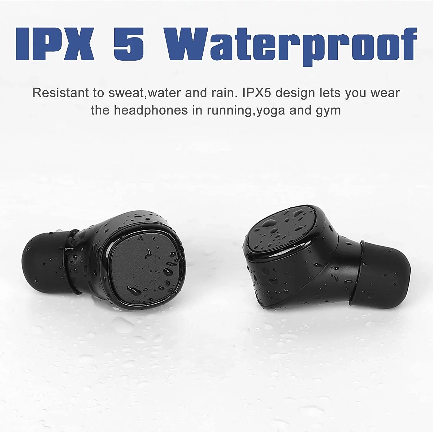 Sony Bluetooth Built-in Mic Earbuds X7 Earbuds 1 Wireless III Touch Waterproof with For Sports UrbanX Black Xperia Mic Earphones True Deep 5.0 in-Ear Control Headphones Bass IPX5 -