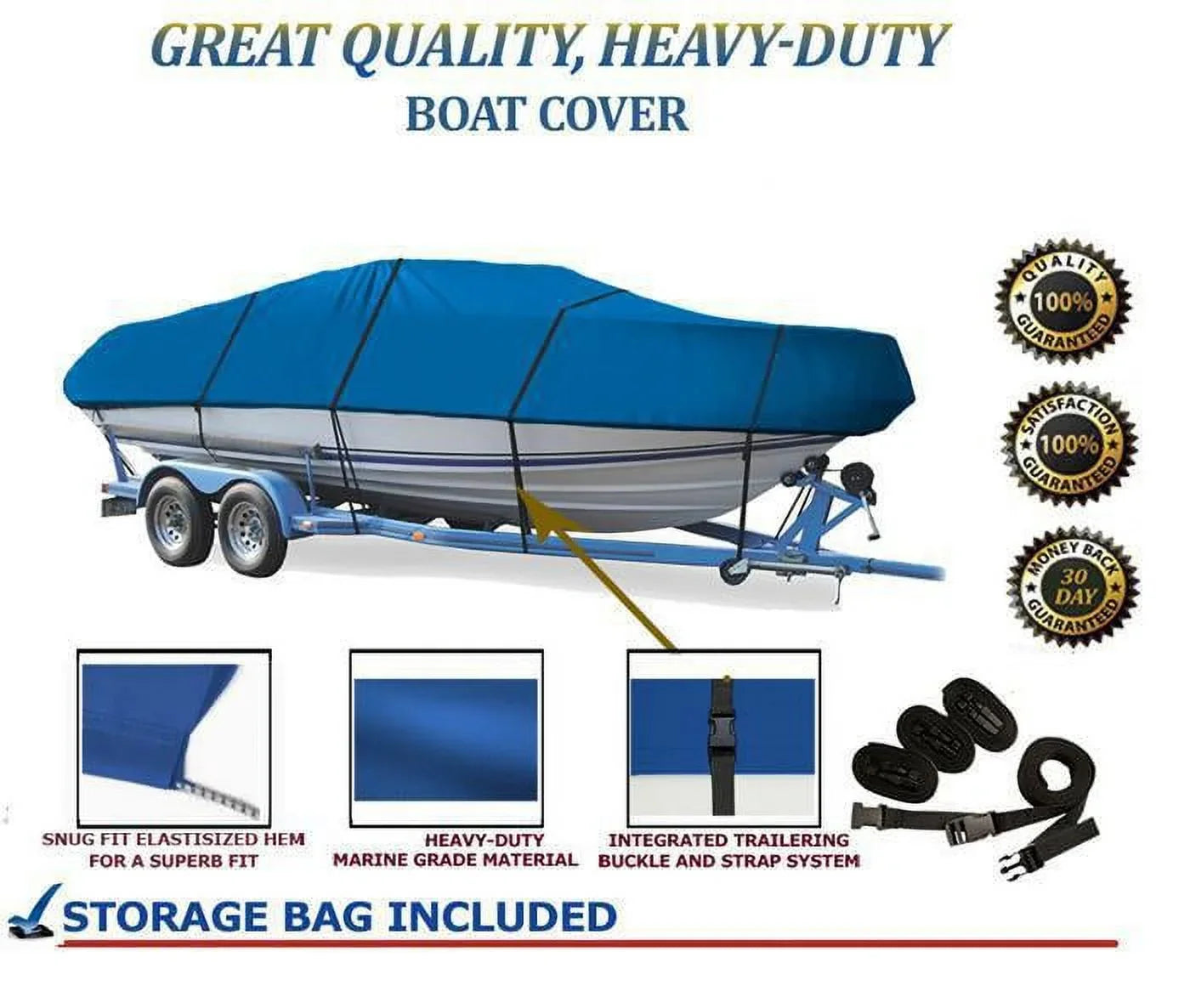 2007 2009 2012 2006 for - Sea 1996 2011 2008 2010 QUALITY 230 Compatible COVER Ray 2005 BLUE, BOAT GREAT Select