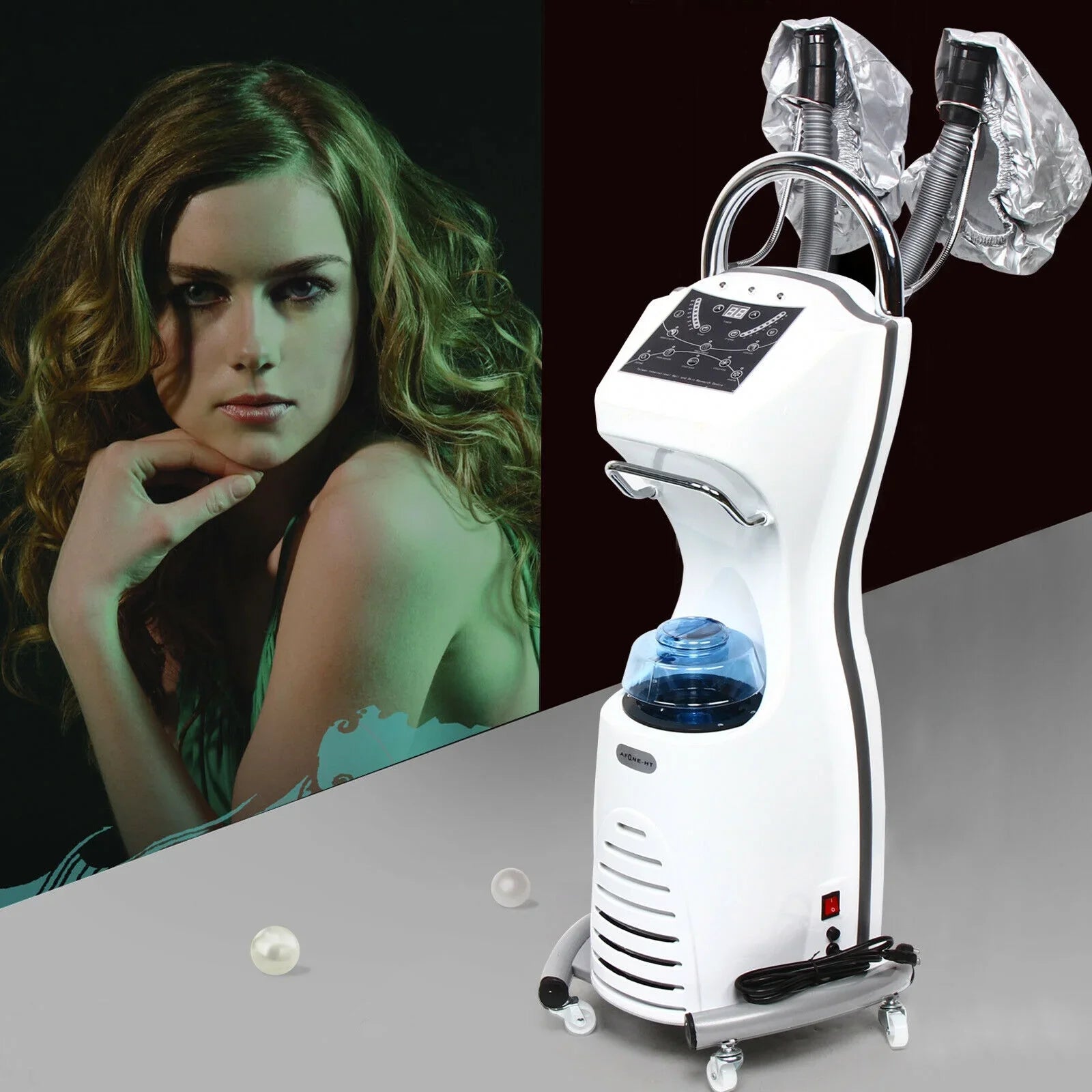 Care Heating Oukaning Perming 7 Steamer 700W Treatment Oil Mode Dyeing Hair Machine Ozone