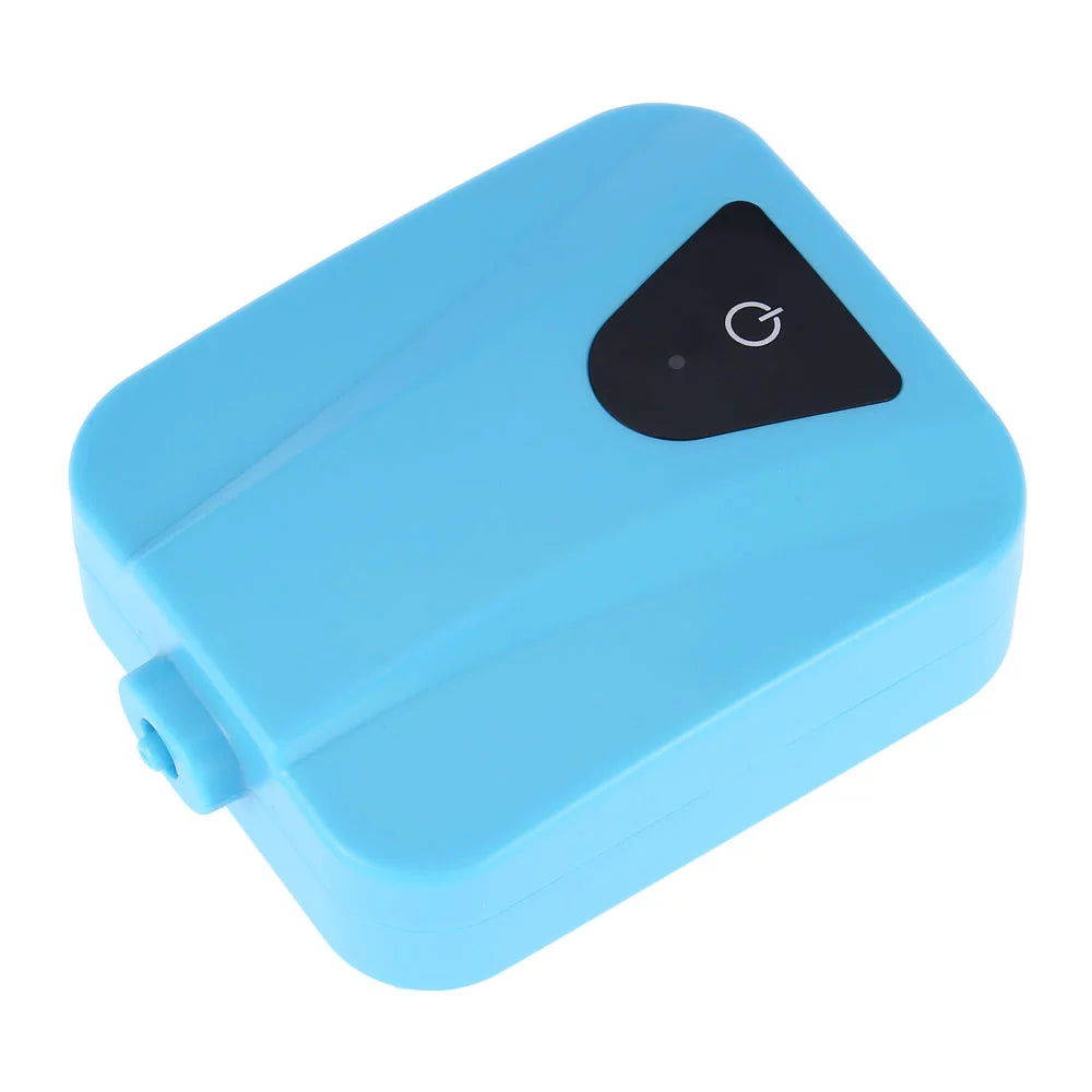 Aquarium Air 1 Pond Stone 2L/min Pump Charging Powered/DC Solar Oxygen Oxygenator Water Tomfoto Airpump with Aerator
