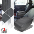 Fits Kit 07-14 SILVERADO, Arm Center CHEVROLET Cover for 2007-2014 select: Rest Console CHEVROLET Silverado/Sierra TAHOE Leather Lid Black 2007-2014
