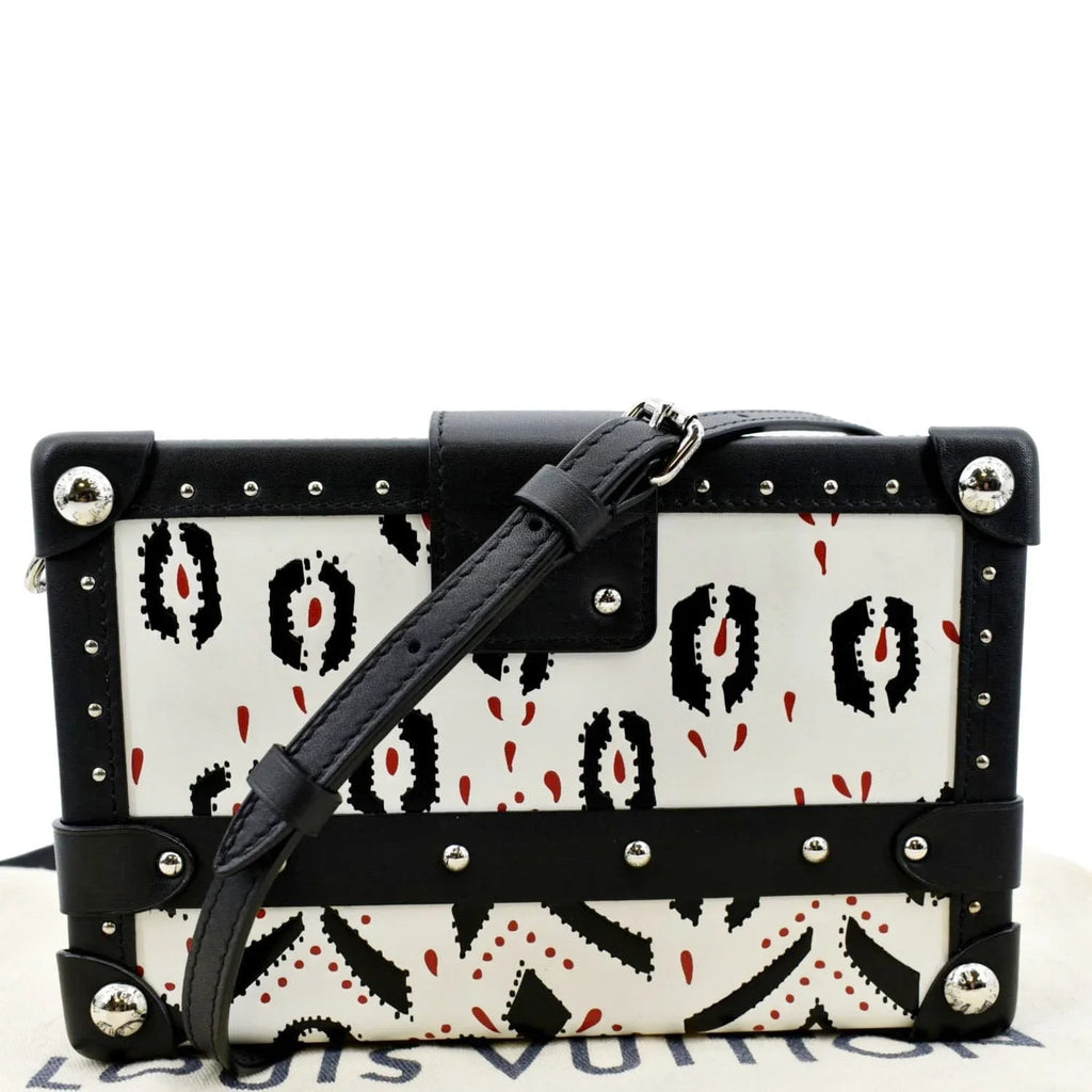 Malle Graphic Crossbody LOUIS Leather Petite Bag Print VUITTON Black/Multicolor Pre-owned