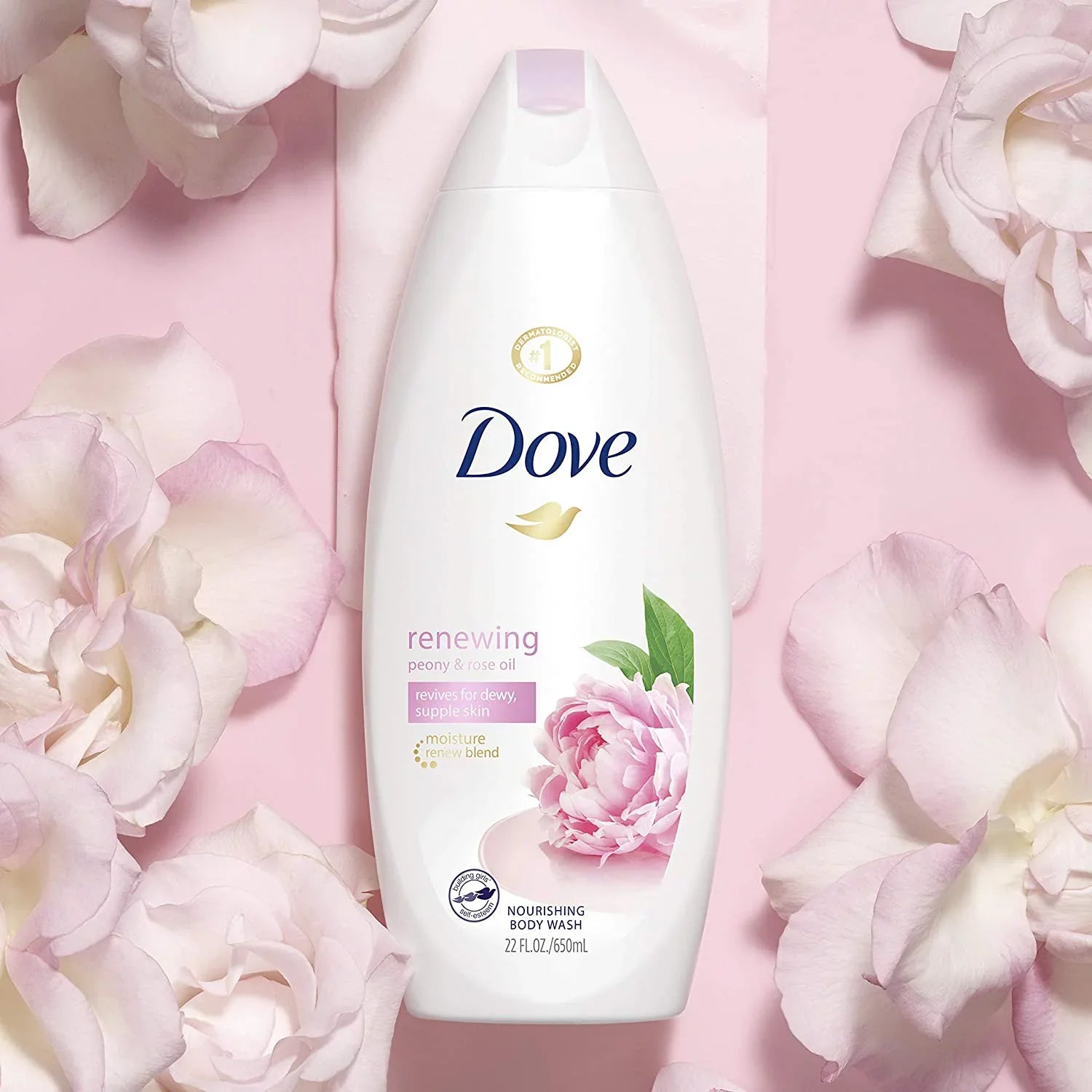 Pampering Sweet Wash, and Cream 22 Purely Peony, 2 Pack oz, Body Dove