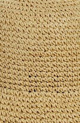 Spade New Metallic Tan Women’s Bucket Hat Crochet Kate York