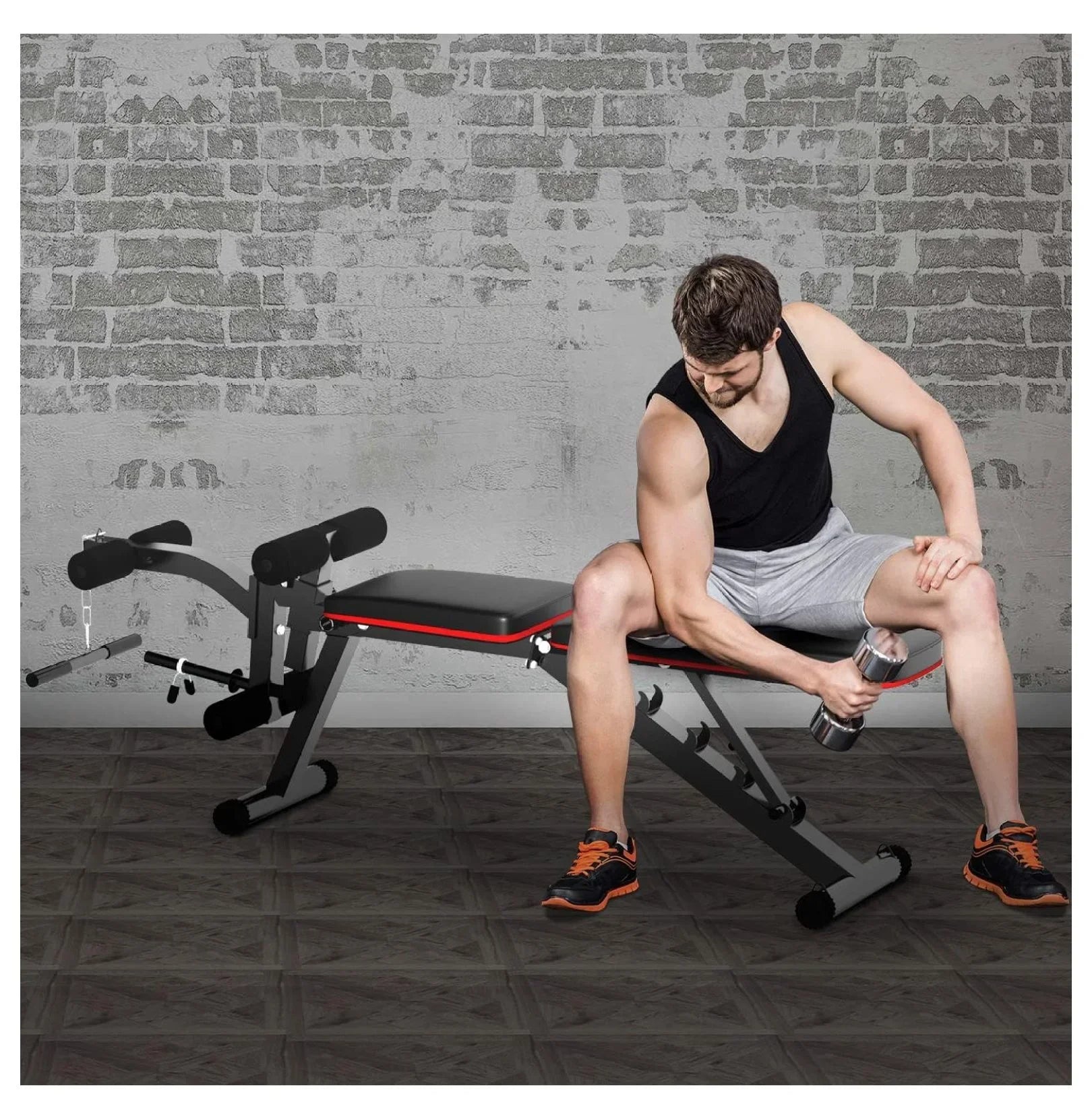 Weight Bench Equipment Bench Home Bench Adjustable Extension, Gym Incline Leg Exercise with Training Decline Workout Strength