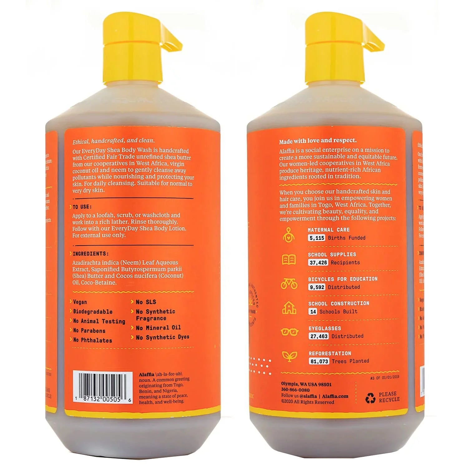 And Shea Naturally With Stripping Body Moisturize Oils Wash, Neem, Without Natural Fair Pack 32 Shea Trade Ea. Cleanse Oz Butter, Unscented, 2 - Coconut Alaffia Everyday Fl And Oil, Helps