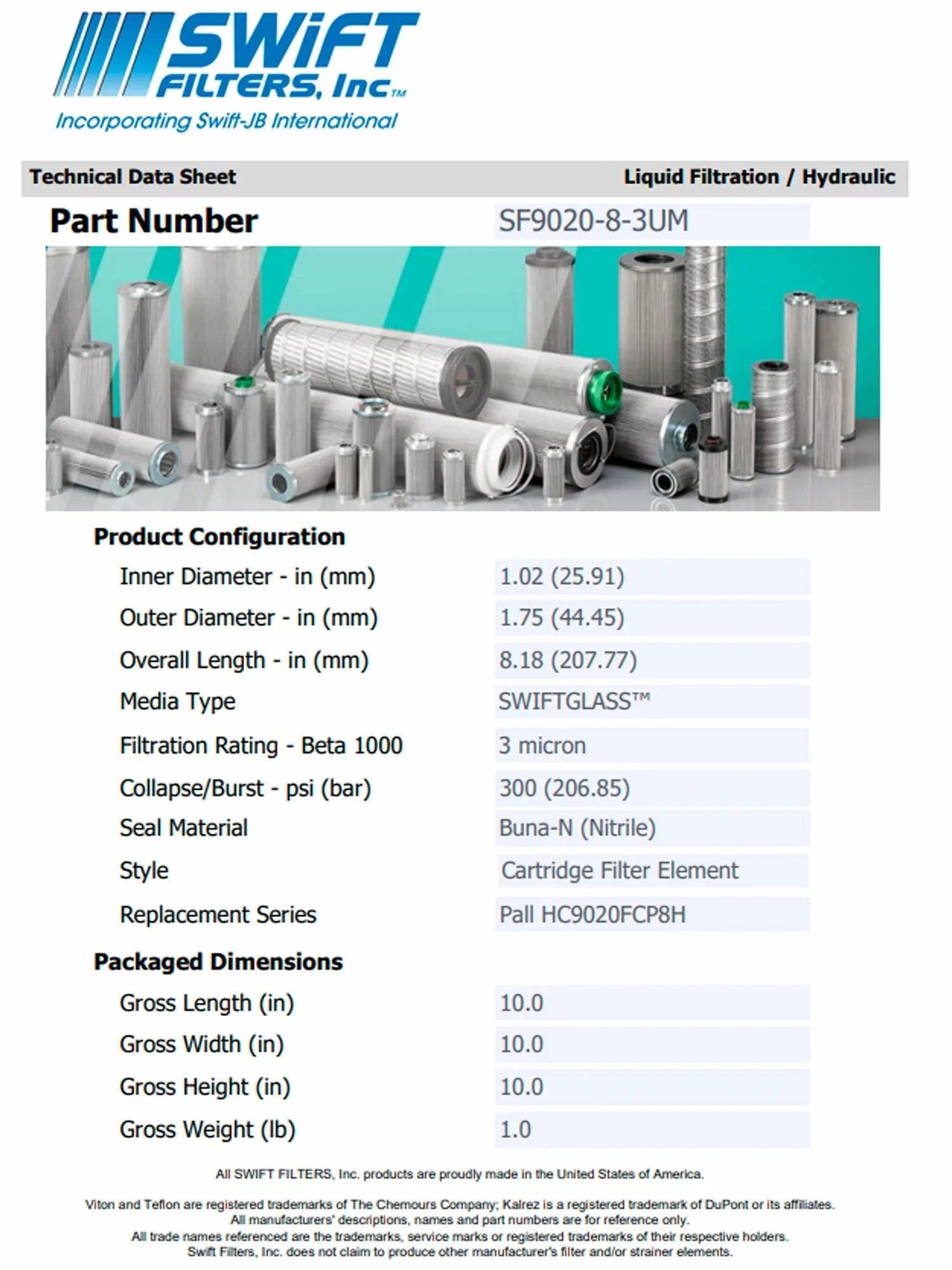 Element Filter rtridge Construction Interchange Microglass 3 Micron P-T-M3-3M Direct TAISEI for KOGYO