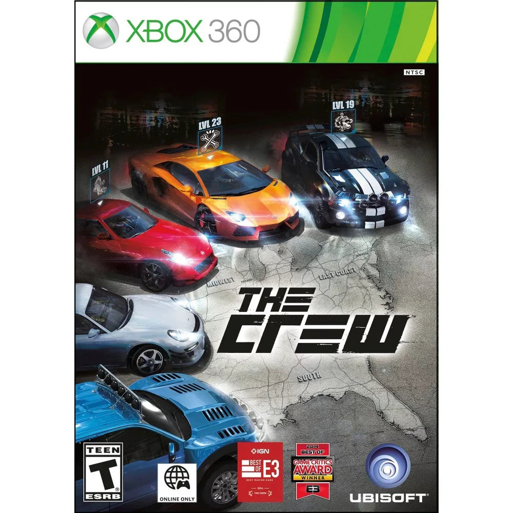 360, 887256000455 Crew, Ubisoft, XBOX The