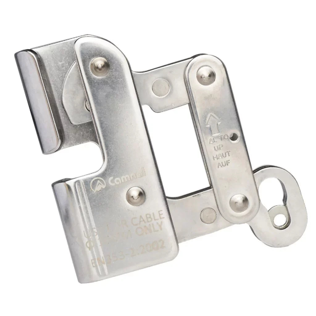 10mm Fall Steel, Rock Stainless Grab Climbing Rock Hardware, Ultralight Climbing Rope Rope - Rope Clamp for Riser