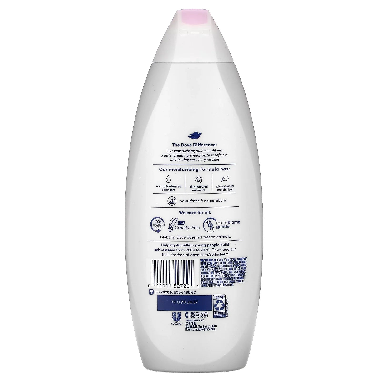 Pampering Sweet Wash, and Cream 22 Purely Peony, 2 Pack oz, Body Dove