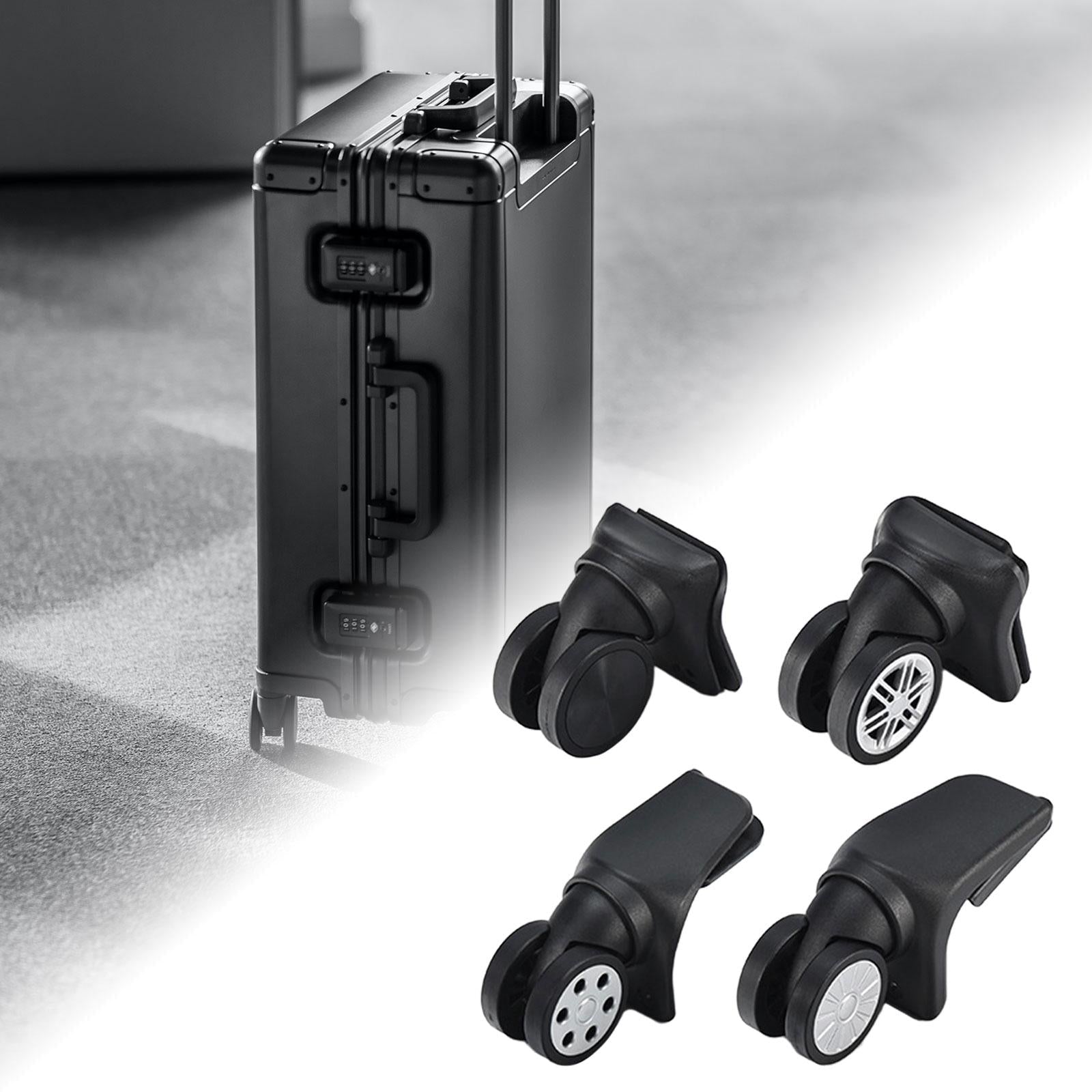 Suitcase 4x for Case Bags Luggage Durable Wheels Luggage Trolley Replacement