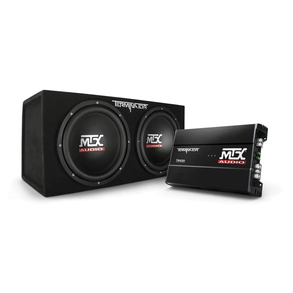 Amplifier MTX Mono 2Ω 12'' Block Dual & Enclosure Sealed TNP212D2
