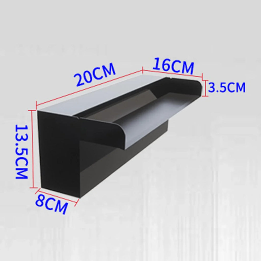 Spillway Wall Hot Waterfall oshhnii Spring Pond Pool Lobby, SPA Spillway Fountain for Stainless Mount Feature Hotel Steel,