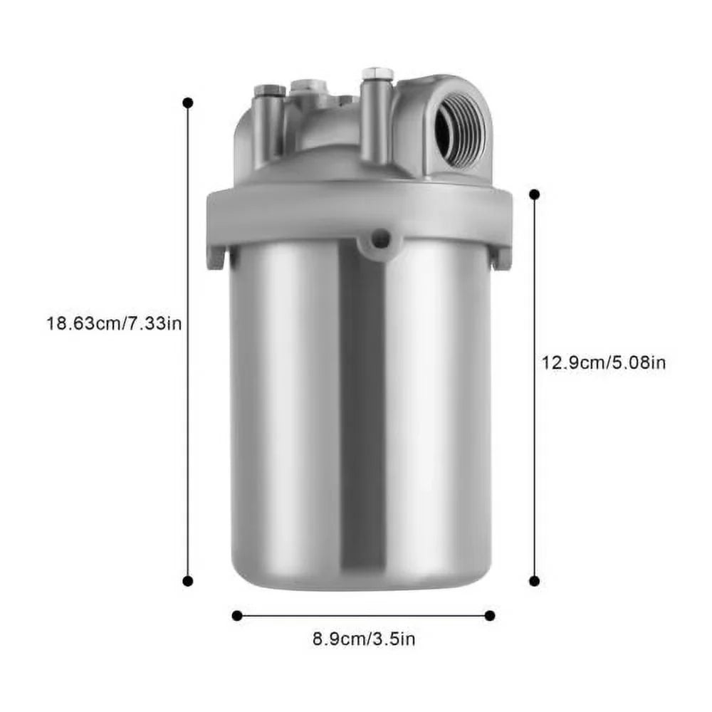 Duty Heavy 3/4" Inlet Filter Water Filter Commercial Npt 5" Inch Housing- Shell