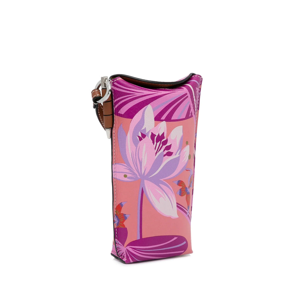 Unisex (Good) Bag Calf Pocket Crossbody Crossbody Gate Waterlily Loewe Authenticated Ibiza Pre-Owned Paulas Pink x Leather