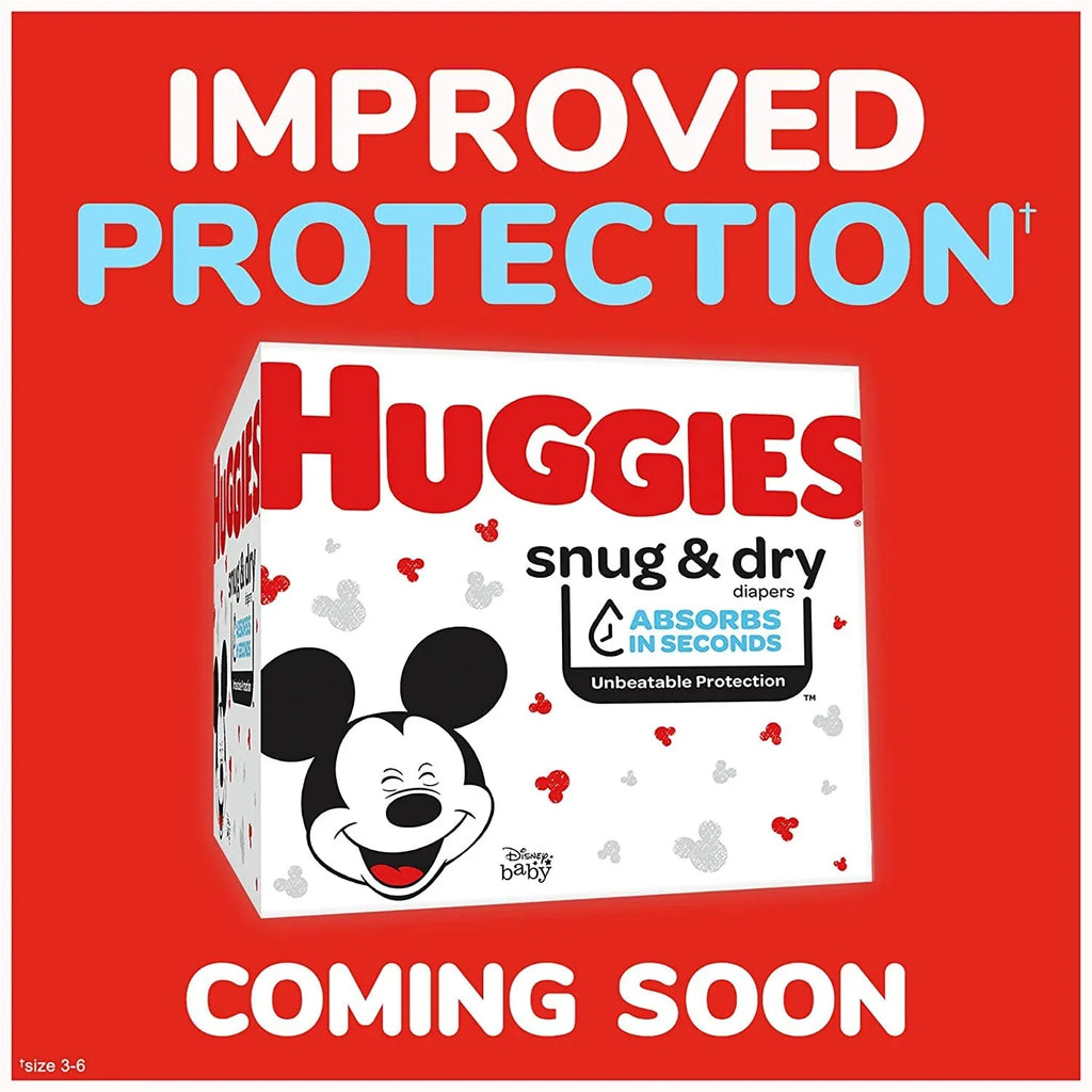 HUGGIES Diapers Baby Count 3 Big Snug Pack, and Dry Size 88