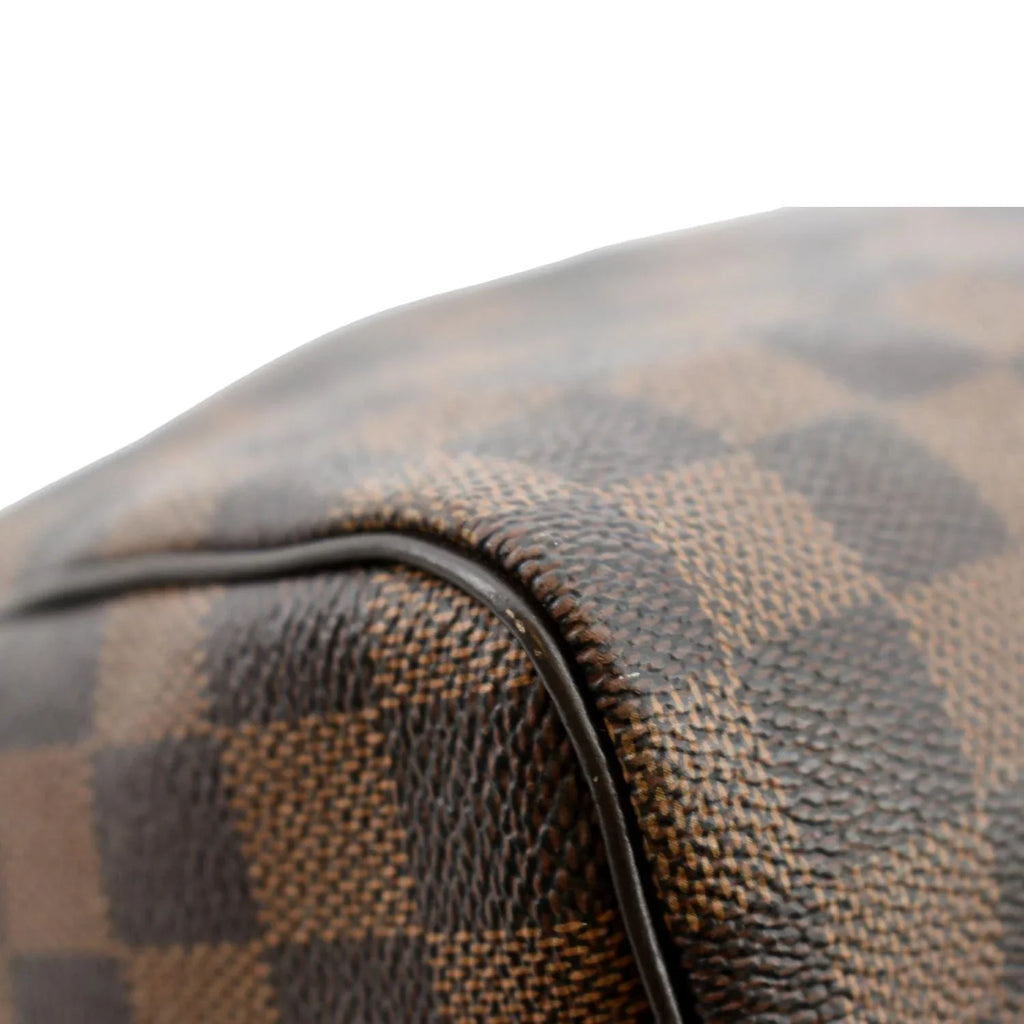 Damier 30 Ebene Shoulder LOUIS Bag VUITTON Speedy Brown Pre-owned Bandouliere