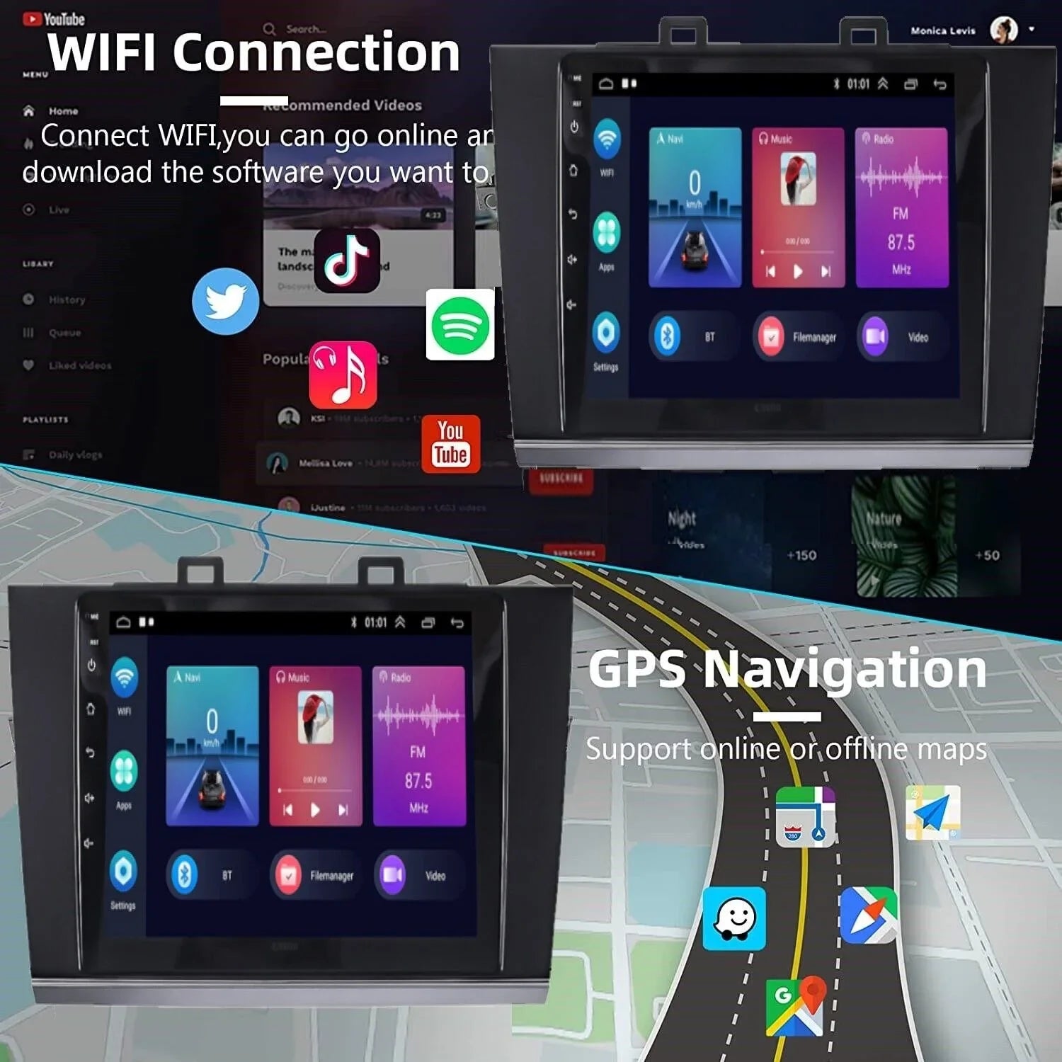 Your Outback Optimize Daily Touchscreen Android Audio GPS with Subaru Commutes Legacy Carplay High-Quality 9IN Upgrade Streaming