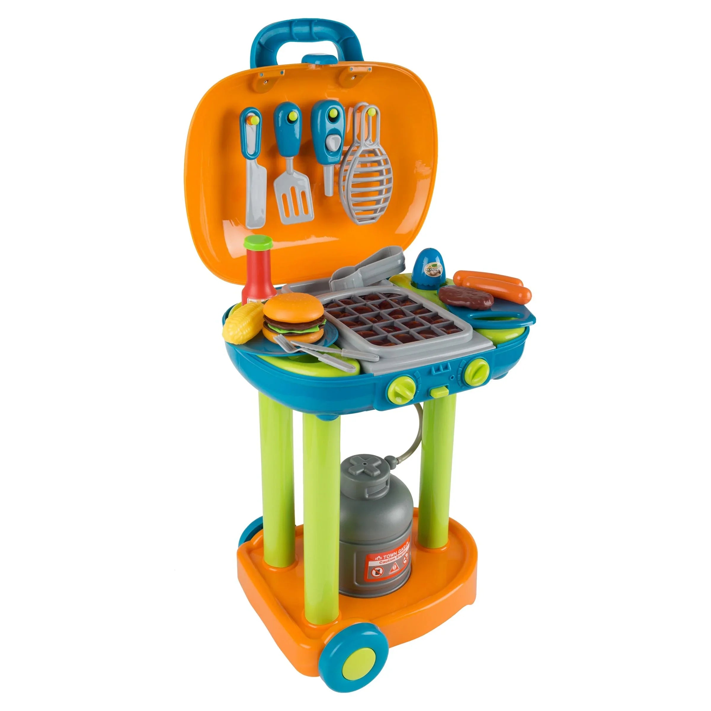 Play! - Dinner Toy Grill Hey! Set Set Kids Play Pretend Play BBQ