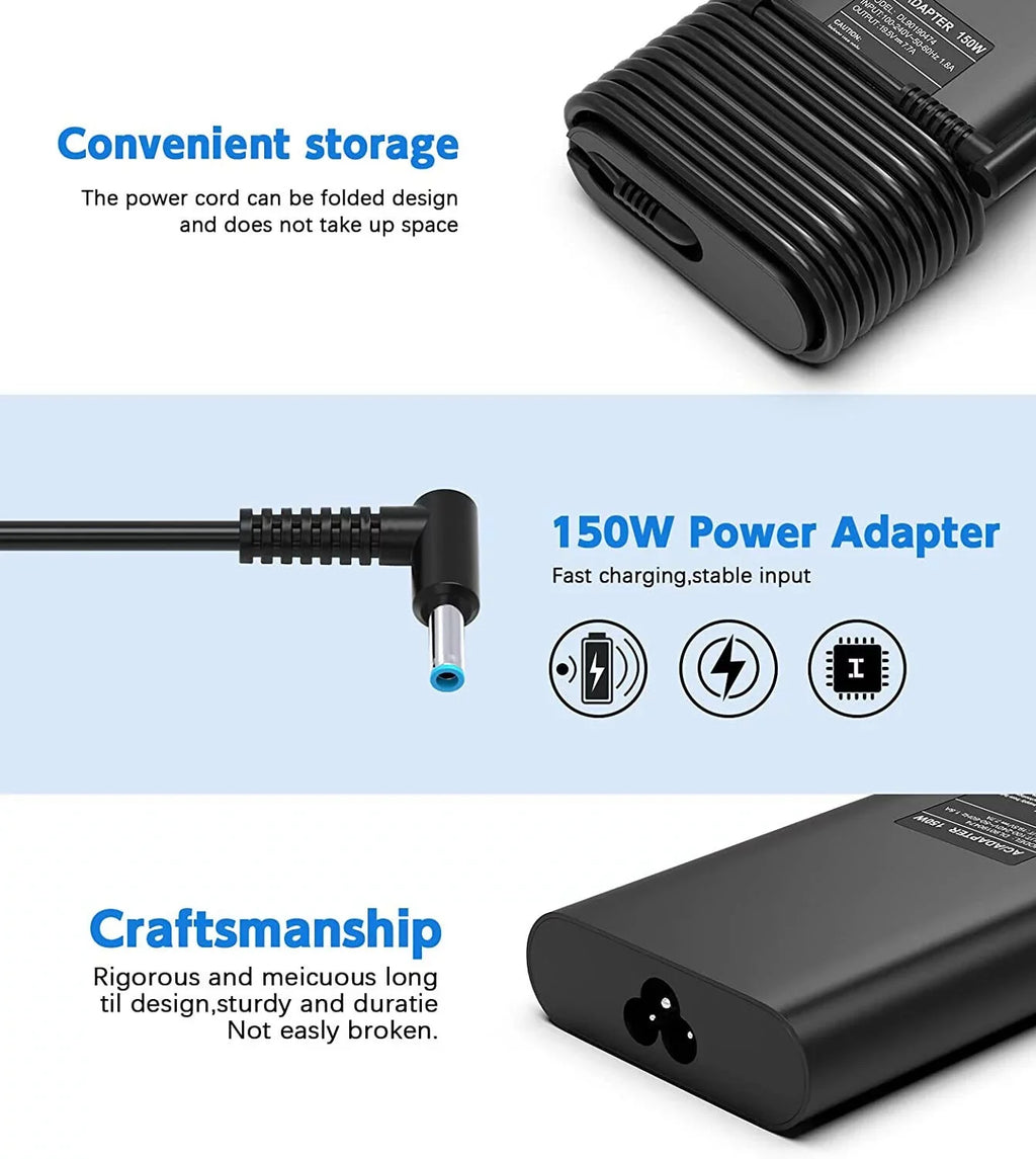 G4 Charger G6 Power 15 G5 Zbook G3 Adapter HP Supply notebook AC 150W JLLOM for 4.5*3mm