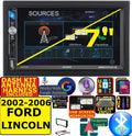 VEHICLE KIT, PKG. HARDWARE AVIATOR USB/BLUETOOTH INCLUDES AM/FM FITS STEREO INSTALLATION FORD CAR RADIO TOUCHSCREEN 02-06 AND SPECIFIC HARNESS, EXPLORER INCLUDING LINCOLN DASH EXPEDITION WIRE