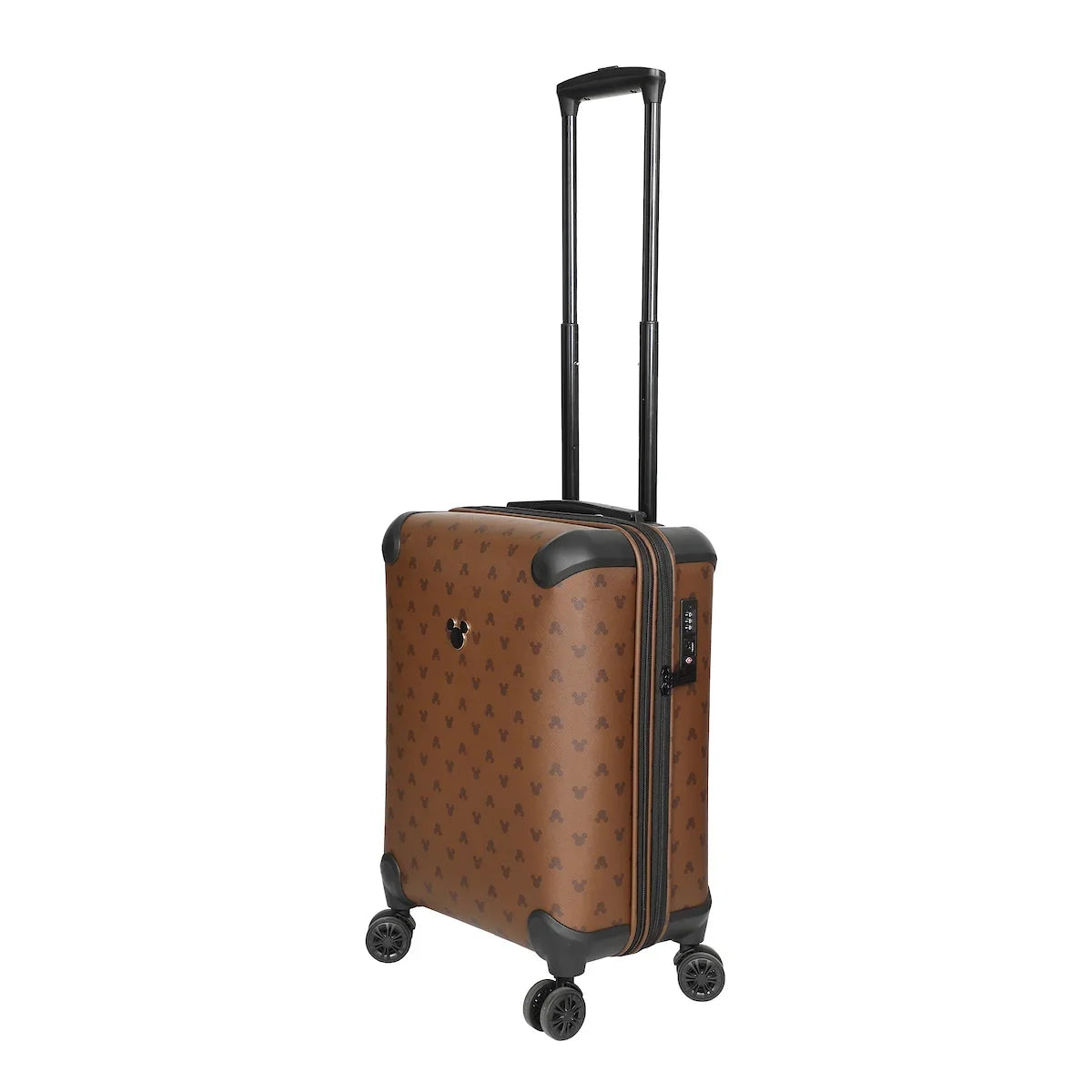 Ears 22” Disney Mouse Mickey Luggage Brown Rolling