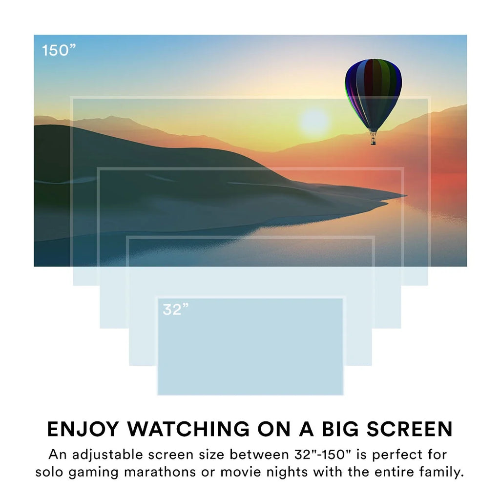 Projector Innovations CJR600 Core (White) Home Theater LCD 150"
