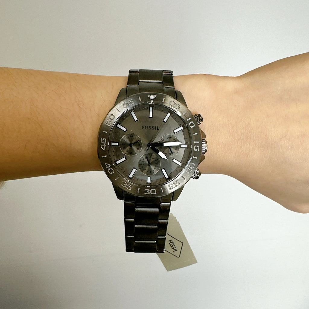 Watch Fossil Smoke BQ2491 Stainless Multifunction Steel Bannon